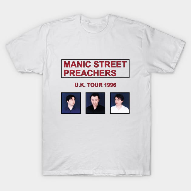 Manic Street Preachers Uk 1996 T-Shirt by dimanch